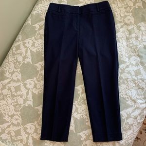 LOFT Ann Taylor *The Riviera*  Cropped -Julie Fit -Navy Blue -Size:8 -Attractive